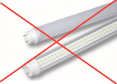 Perche non devi sostituire i tubi fluorescenti con i tubi LED?